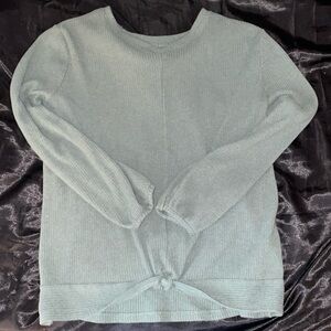 green long sleeve sweater, from old navy, size youth large (10-12)